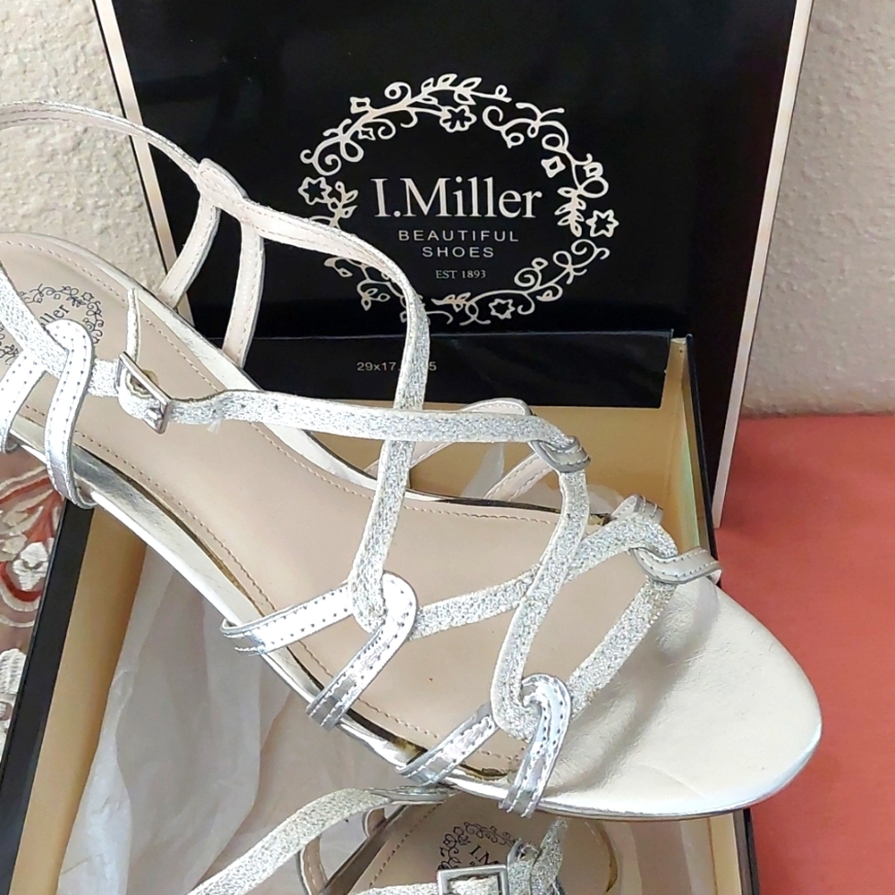 2" I. Miller silver sandle